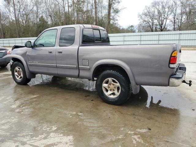 5TBRT3817YS047301 - 2000 TOYOTA TUNDRA ACCESS CAB LIMITED GRAY photo 2