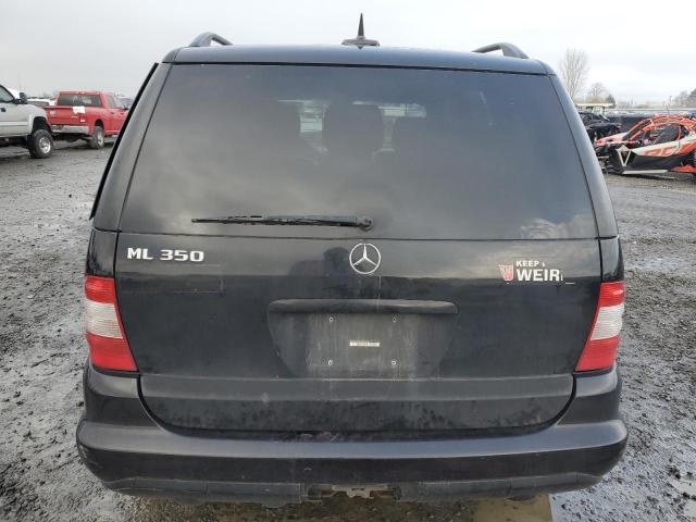 4JGAB57E44A485459 - 2004 MERCEDES-BENZ ML 350 BLACK photo 6