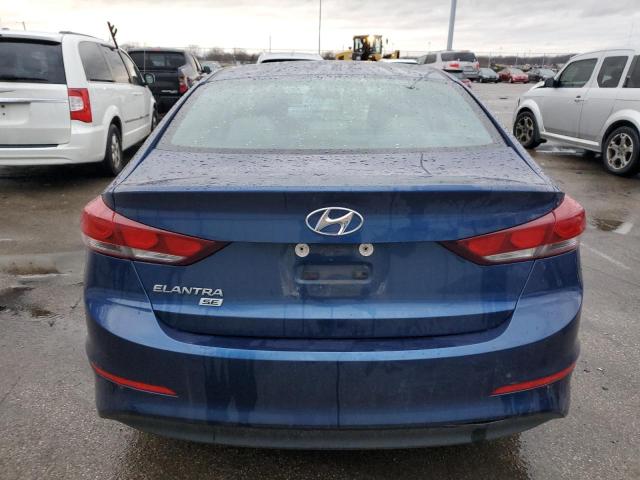 5NPD74LF3JH321121 - 2018 HYUNDAI ELANTRA SE BLUE photo 6