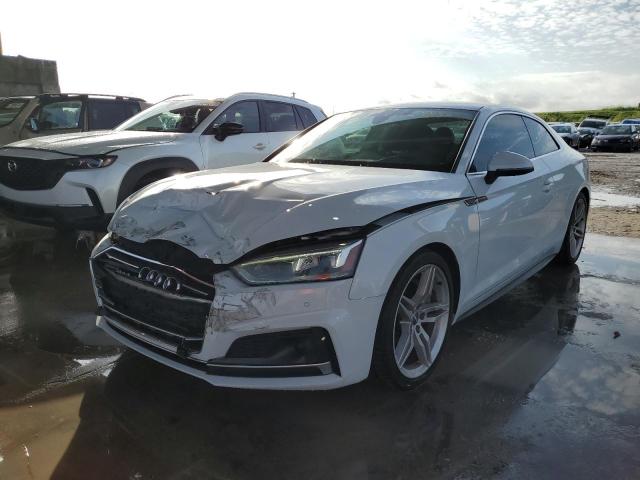 WAUUNAF55JA037792 - 2018 AUDI A5 PRESTIGE S-LINE WHITE photo 1