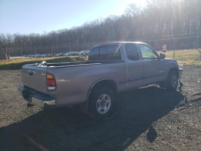 5TBRT3412YS090563 - 2000 TOYOTA TUNDRA ACCESS CAB ნაცრისფერი ფოტო 3