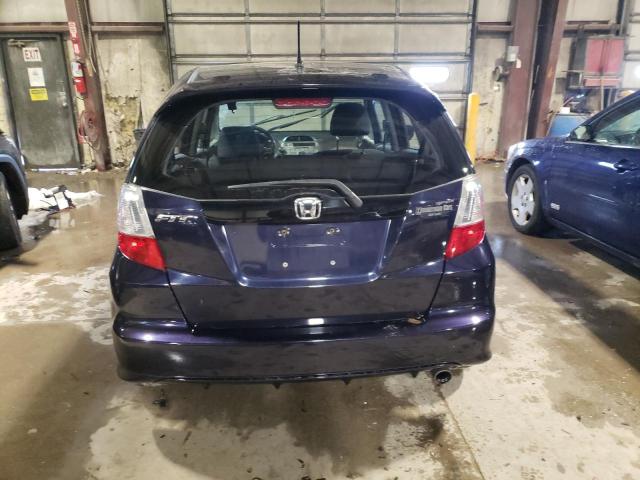 JHMGE88439S035850 - 2009 HONDA FIT SPORT BLUE photo 6