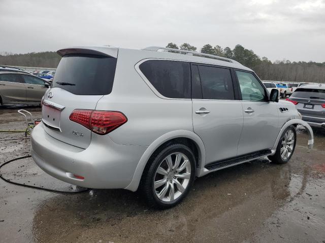 JN8AZ2NE8B9003354 - 2011 INFINITI QX56 SILVER photo 3