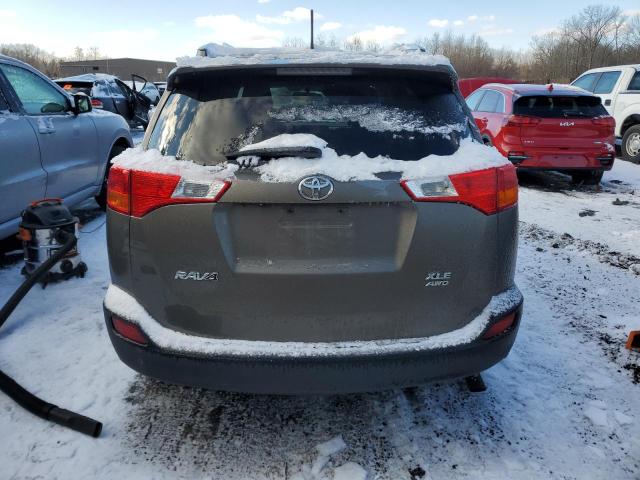 2T3RFREV2FW323842 - 2015 TOYOTA RAV4 XLE BROWN photo 6