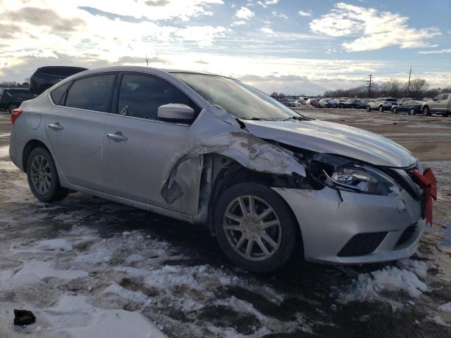 3N1AB7AP6HY406825 - 2017 NISSAN SENTRA S SILVER photo 4