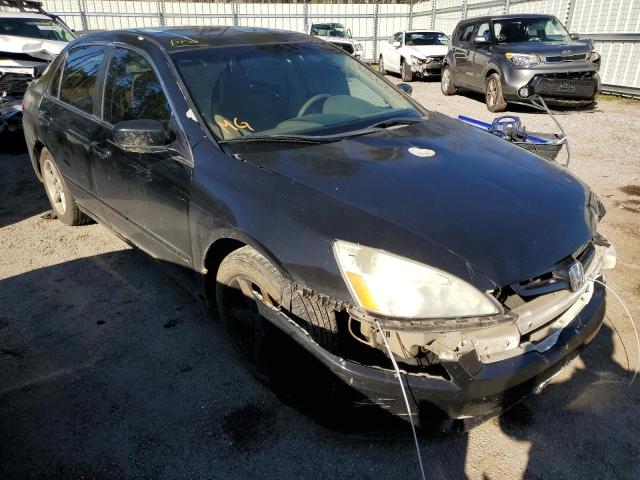 3HGCM56435G712242 - 2005 HONDA ACCORD EX LX BLACK photo 4