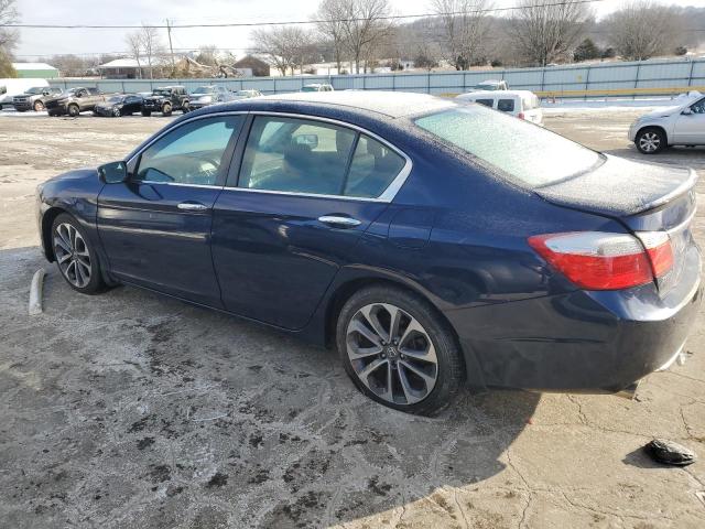 1HGCR2F51FA262227 - 2015 HONDA ACCORD SPORT BLUE photo 2