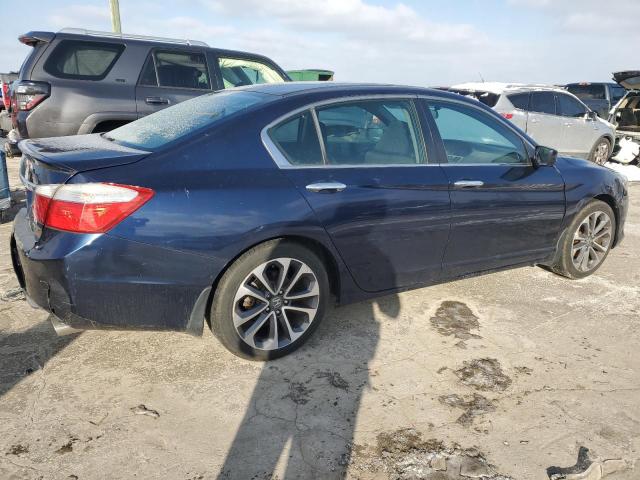 1HGCR2F51FA262227 - 2015 HONDA ACCORD SPORT BLUE photo 3