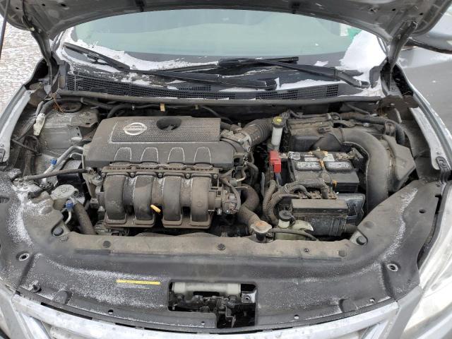 3N1AB7AP6EY273401 - 2014 NISSAN SENTRA S GRAY photo 11