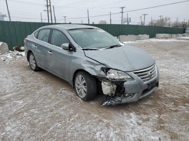 3N1AB7AP6EY273401 - 2014 NISSAN SENTRA S GRAY photo 4