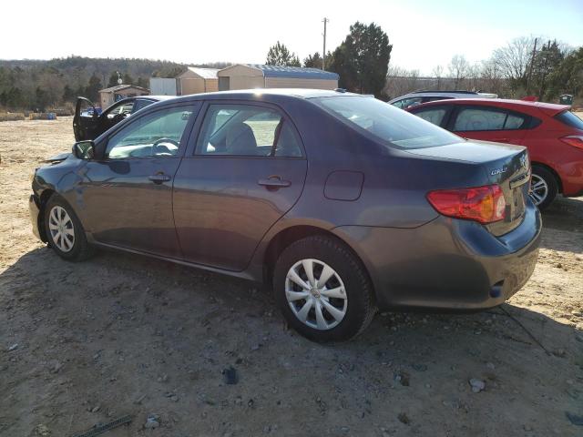 1NXBU4EE9AZ346630 - 2010 TOYOTA COROLLA BASE GRAY photo 2