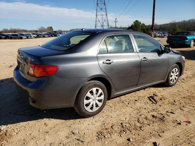 1NXBU4EE9AZ346630 - 2010 TOYOTA COROLLA BASE GRAY photo 3