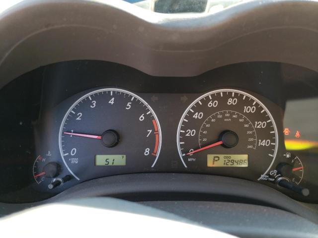 1NXBU4EE9AZ346630 - 2010 TOYOTA COROLLA BASE GRAY photo 9