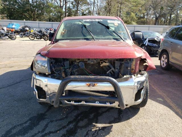 1N6BA0EK8DN300925 - 2013 NISSAN TITAN S RED photo 5