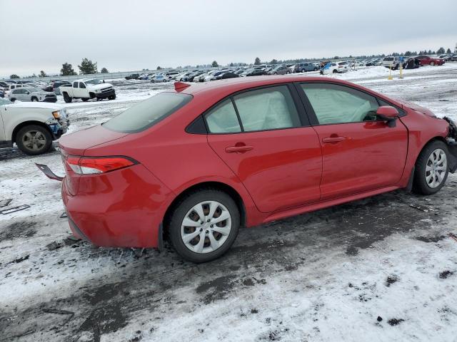 JTDEPRAE9LJ052404 - 2020 TOYOTA COROLLA LE RED photo 3