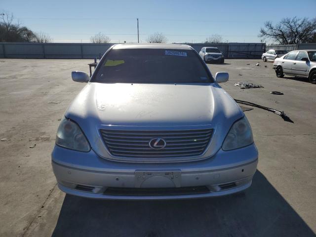 JTHBN36F440154089 - 2004 LEXUS LS 430 SILVER photo 5