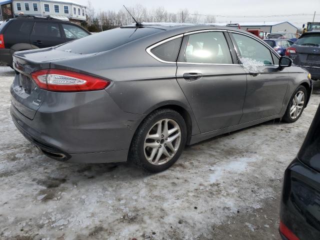 3FA6P0H96ER186679 - 2014 FORD FUSION SE GRAY photo 3