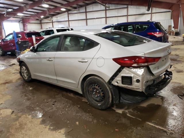 KMHD74LF2HU112724 - 2017 HYUNDAI ELANTRA SE SILVER photo 2