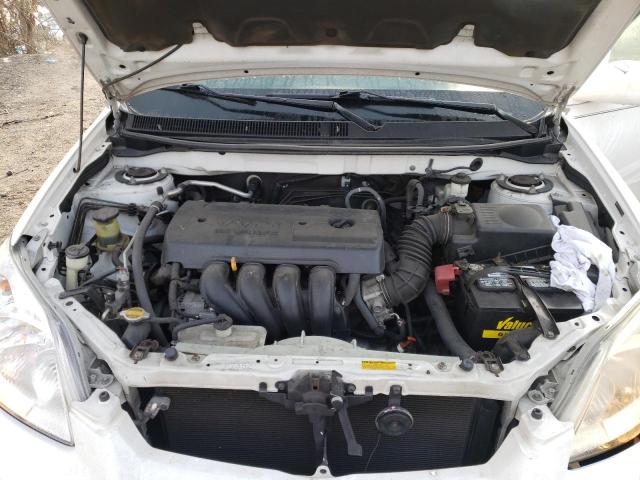 2T1KR32E57C641962 - 2007 TOYOTA COROLLA MA XR WHITE photo 11