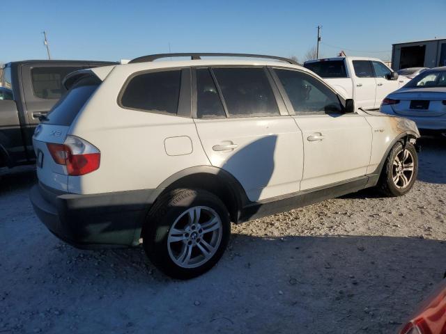 WBXPA93485WD05559 - 2005 BMW X3 3.0I WHITE photo 3