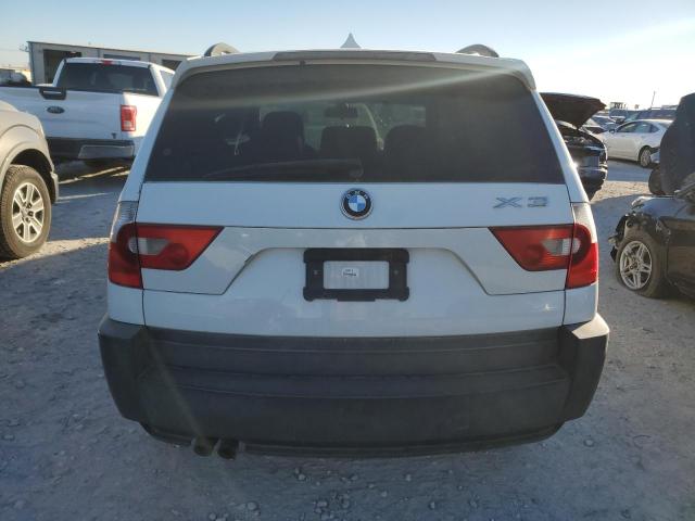 WBXPA93485WD05559 - 2005 BMW X3 3.0I WHITE photo 6