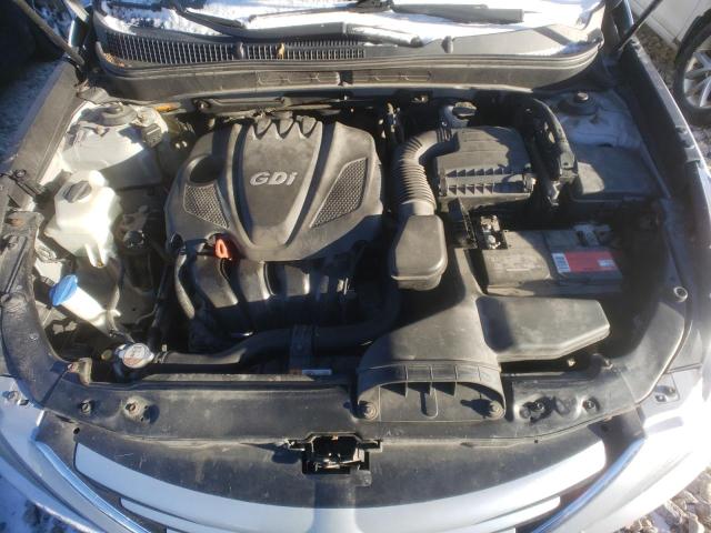 5NPEB4AC4EH821600 - 2014 HYUNDAI SONATA GLS GRAY photo 11