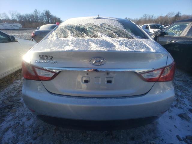 5NPEB4AC4EH821600 - 2014 HYUNDAI SONATA GLS GRAY photo 6