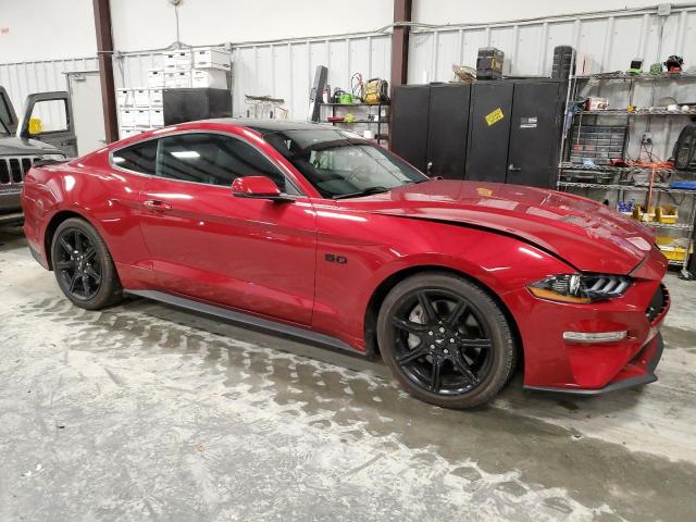 1FA6P8CFXL5127498 - 2020 FORD MUSTANG GT MAROON photo 4