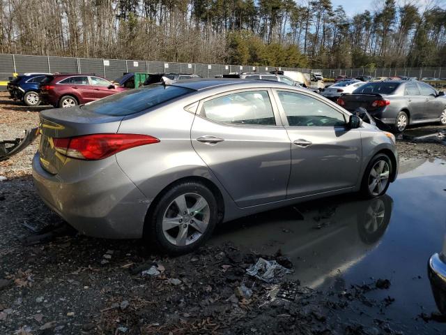 KMHDH4AE1BU149312 - 2011 HYUNDAI ELANTRA GLS GRAY photo 3