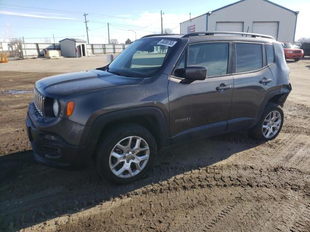 ZACCJBBB2JPH60334 - 2018 JEEP RENEGADE LATITUDE GRAY photo 1