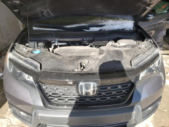 5FNYF7H54MB004800 - 2021 HONDA PASSPORT EXL GRAY photo 12