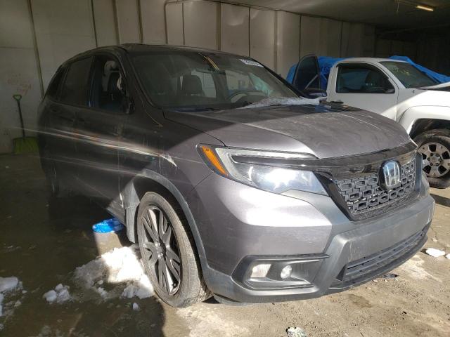 5FNYF7H54MB004800 - 2021 HONDA PASSPORT EXL GRAY photo 4