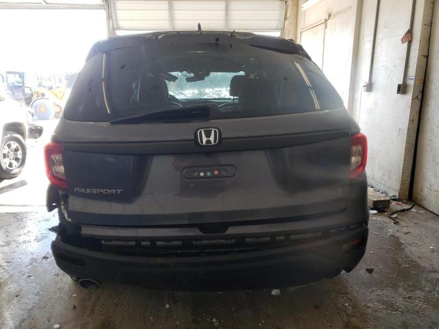5FNYF7H54MB004800 - 2021 HONDA PASSPORT EXL GRAY photo 6