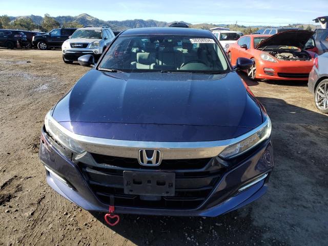 1HGCV3F46LA005780 - 2020 HONDA ACCORD HYBRID EX BLUE photo 5