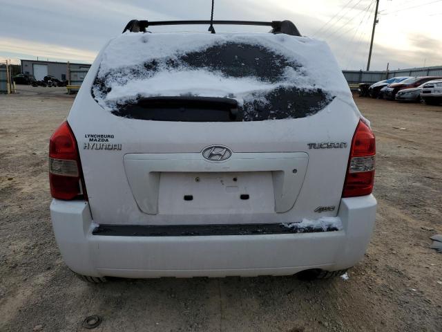 KM8JM72B16U402378 - 2006 HYUNDAI TUCSON GL WHITE photo 6