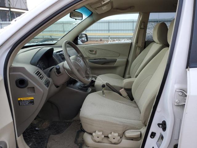 KM8JM72B16U402378 - 2006 HYUNDAI TUCSON GL WHITE photo 7