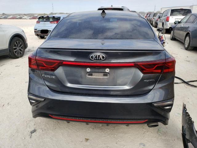 3KPF34AD9ME275700 - 2021 KIA FORTE GT LINE GRAY photo 6