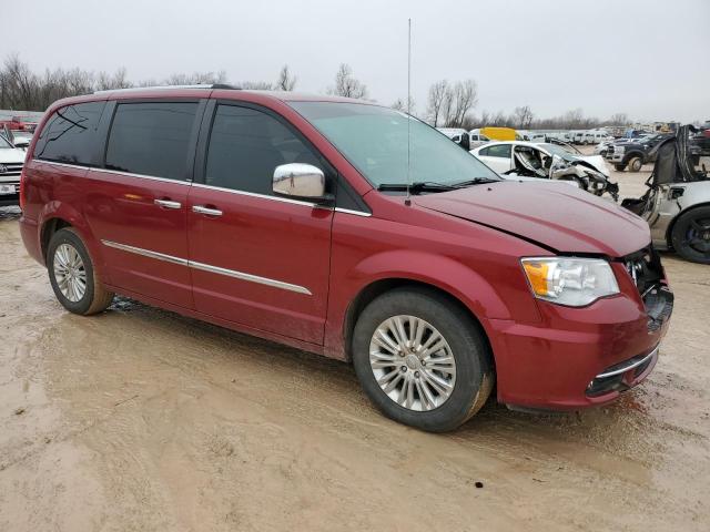 2C4RC1GG1ER198527 - 2014 CHRYSLER TOWN & COU LIMITED MAROON photo 4