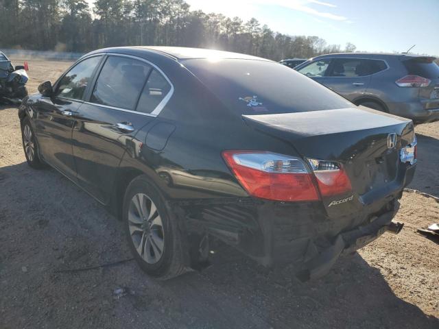 1HGCR2F32DA219317 - 2013 HONDA ACCORD LX BLACK photo 2