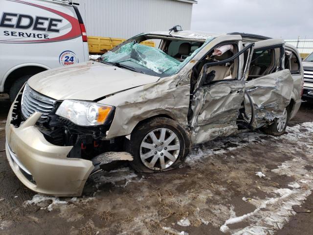 2C4RC1BG6ER338689 - 2014 CHRYSLER TOWN & COU TOURING ოქროსფერი ფოტო 1