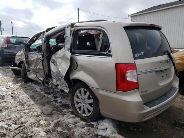 2C4RC1BG6ER338689 - 2014 CHRYSLER TOWN & COU TOURING ოქროსფერი ფოტო 2