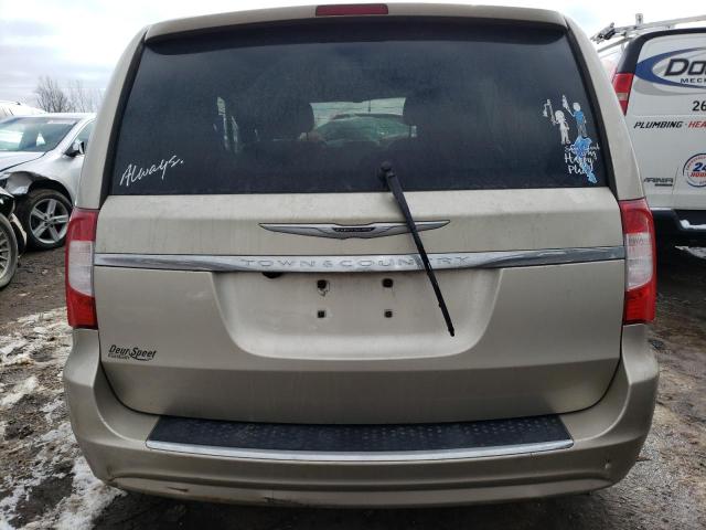 2C4RC1BG6ER338689 - 2014 CHRYSLER TOWN & COU TOURING ოქროსფერი ფოტო 6