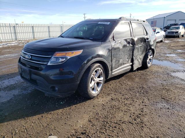 1FM5K8F86EGA64792 - 2014 FORD EXPLORER LIMITED BLACK photo 1