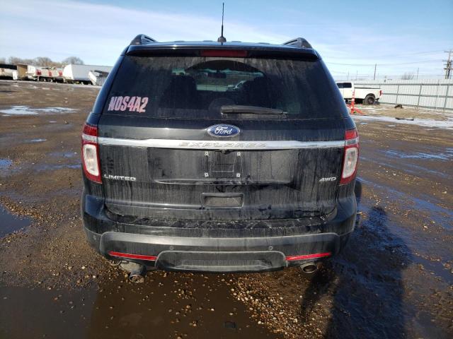 1FM5K8F86EGA64792 - 2014 FORD EXPLORER LIMITED BLACK photo 6