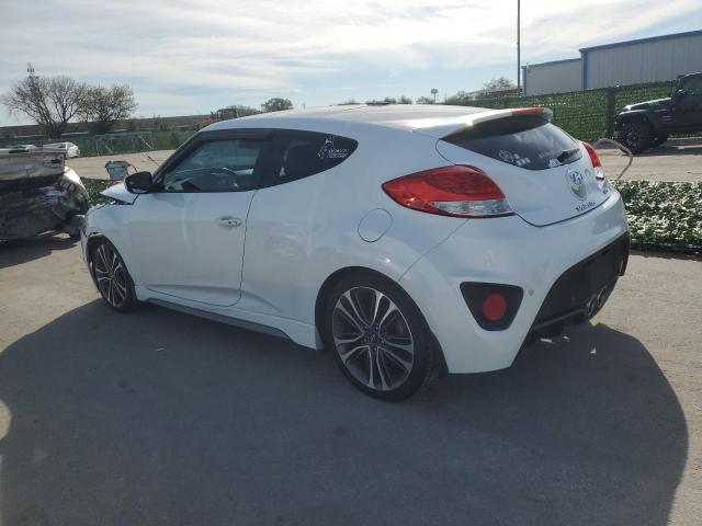 KMHTC6AE5GU285987 - 2016 HYUNDAI VELOSTER TURBO WHITE photo 2