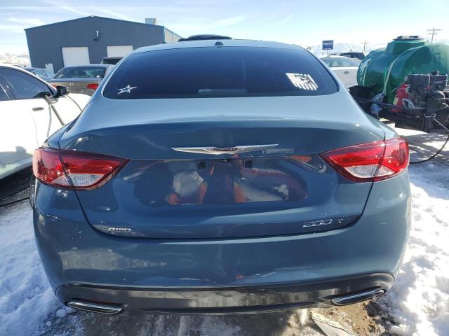 1C3CCCDG9FN606359 - 2015 CHRYSLER 200 S BLUE photo 6