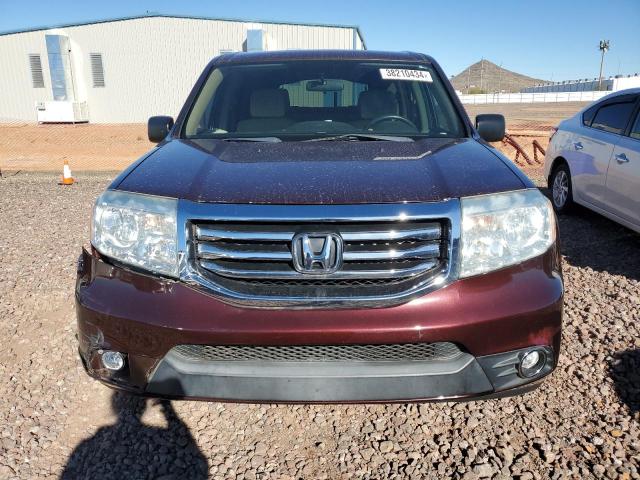 5FNYF3H25FB020232 - 2015 HONDA PILOT LX BURGUNDY photo 5