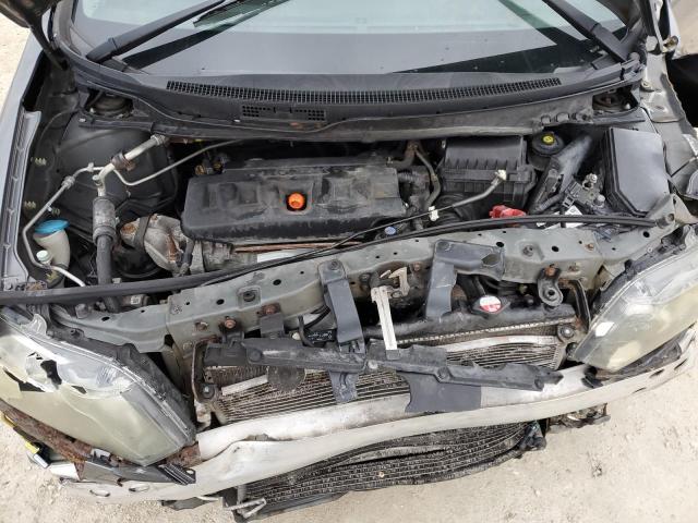 2HGFB2F9XCH328324 - 2012 HONDA CIVIC EXL ვერცხლისფერი ფოტო 11