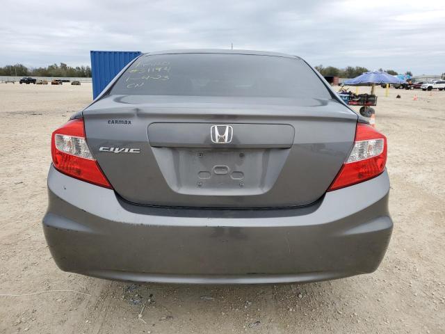 2HGFB2F9XCH328324 - 2012 HONDA CIVIC EXL ვერცხლისფერი ფოტო 6