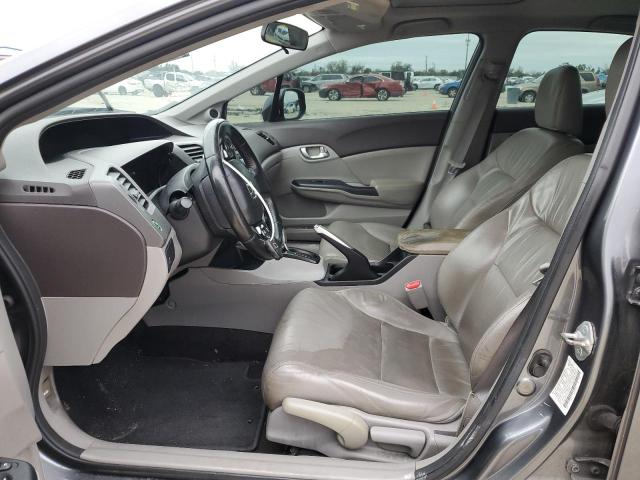 2HGFB2F9XCH328324 - 2012 HONDA CIVIC EXL ვერცხლისფერი ფოტო 7
